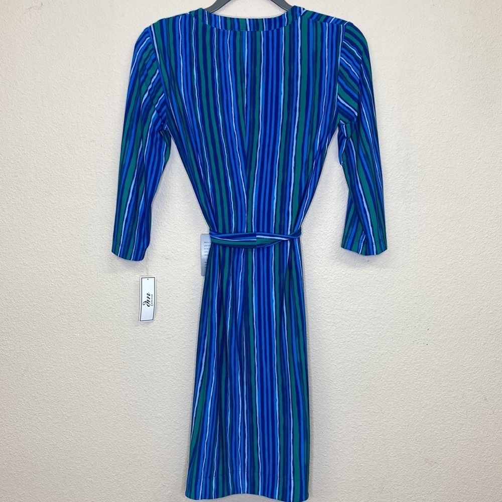 dm collection Striped Jersey Dress NWT Size 0 - Picture 6 of 15